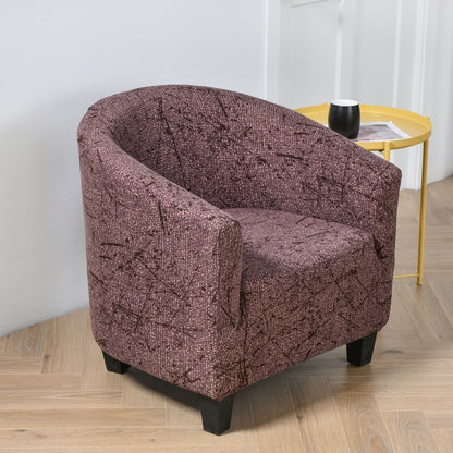 Elastic Round Spandex Non-Slip Single Sofa Cover – Universal Stretch Armchair Slipcover
