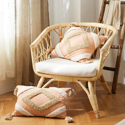 Cotton Canvas Pillow Cushion Cover – Durable Decorative Pillowcase for Sofa & Home