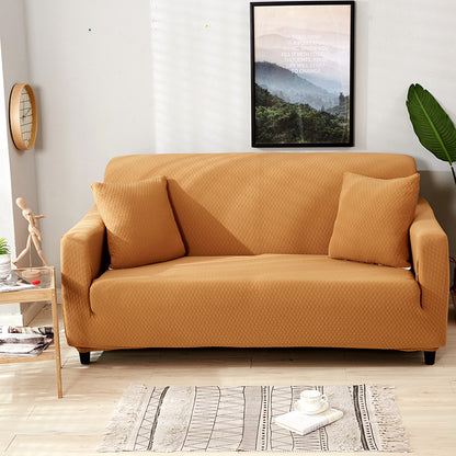 Solid Color Universal Elastic Sofa Cover – Stretch Sleeve Slipcover for Living Room