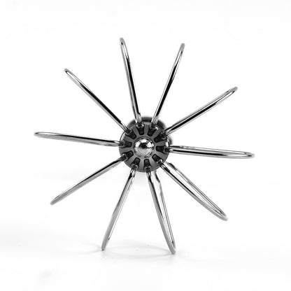Stainless Steel Semi-Automatic Hand Egg Beater – Manual Whisk Kitchen Tool