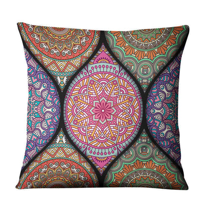 Natural Linen Pillow Cushion Cover – Breathable Decorative Pillowcase for Sofa & Home