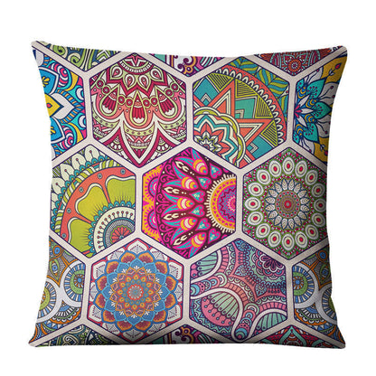 Natural Linen Pillow Cushion Cover – Breathable Decorative Pillowcase for Sofa & Home
