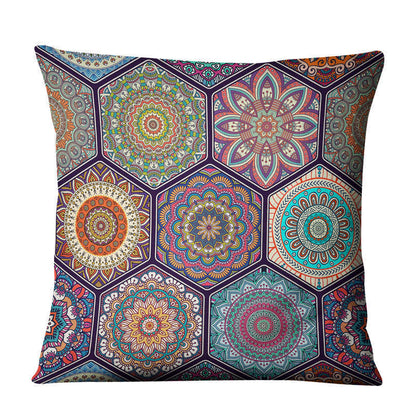Natural Linen Pillow Cushion Cover – Breathable Decorative Pillowcase for Sofa & Home