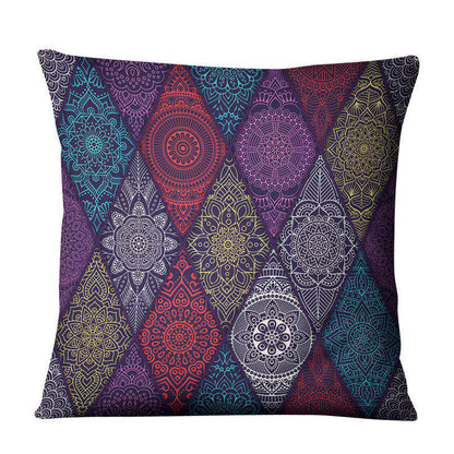Natural Linen Pillow Cushion Cover – Breathable Decorative Pillowcase for Sofa & Home