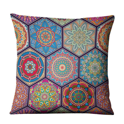 Natural Linen Pillow Cushion Cover – Breathable Decorative Pillowcase for Sofa & Home