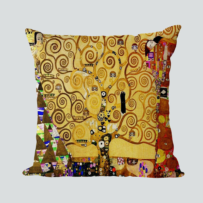 Cartoon Couple Anime Pillowcase 45x45cm – Spandex Cushion Cover with Invisible Zipper | 9 Designs