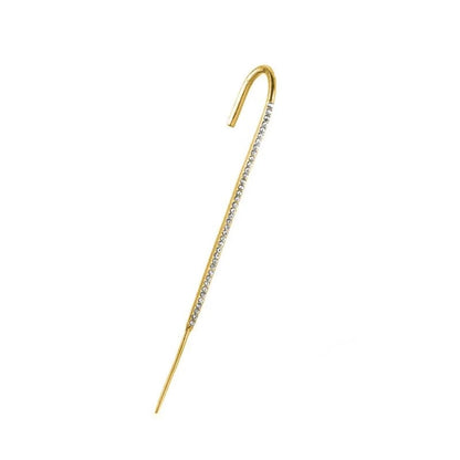 Ear Wrap Crawler Zircon Earrings – Korean Gold & Silver Copper Jewelry for Women