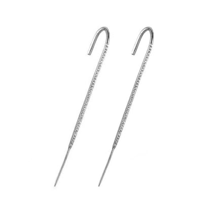 Ear Wrap Crawler Zircon Earrings – Korean Gold & Silver Copper Jewelry for Women