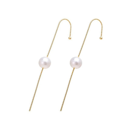 Ear Wrap Crawler Zircon Earrings – Korean Gold & Silver Copper Jewelry for Women