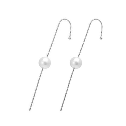 Ear Wrap Crawler Zircon Earrings – Korean Gold & Silver Copper Jewelry for Women