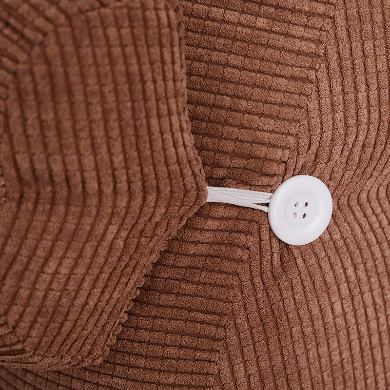 Plush Waist Backrest Lumbar Cushion 45x22x50 & 60x22x50cm – Bedside Sofa Back Support Pillow | 11 Colors