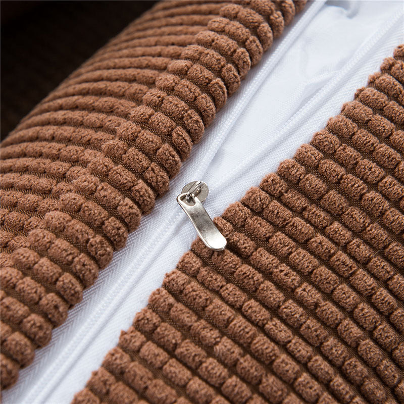 Plush Waist Backrest Lumbar Cushion 45x22x50 & 60x22x50cm – Bedside Sofa Back Support Pillow | 11 Colors