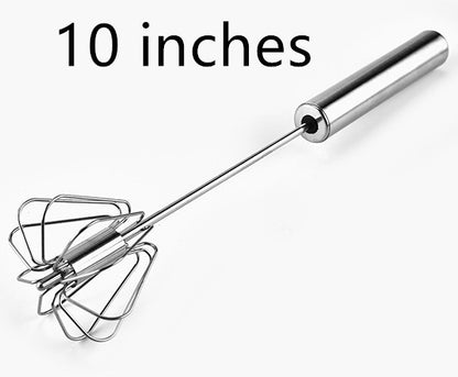 Stainless Steel Semi-Automatic Hand Egg Beater – Manual Whisk Kitchen Tool