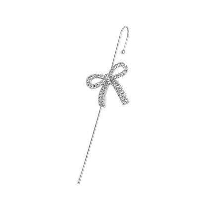 Ear Wrap Crawler Zircon Earrings – Korean Gold & Silver Copper Jewelry for Women