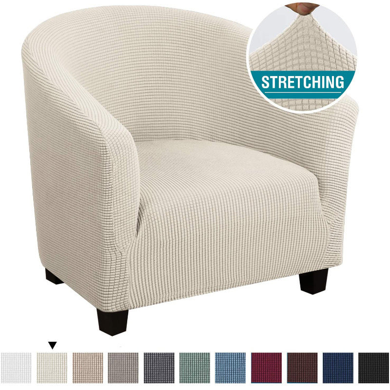 Four Seasons Universal All-Inclusive Chair Cover – Stretch Single Sofa Slipcover for Restaurant & Home