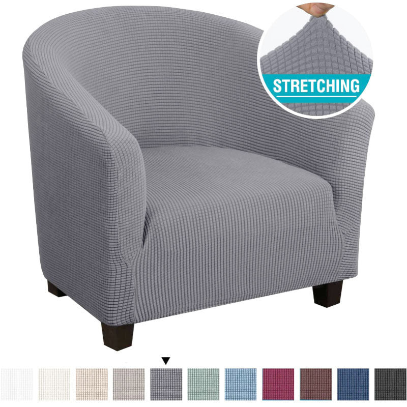 Four Seasons Universal All-Inclusive Chair Cover – Stretch Single Sofa Slipcover for Restaurant & Home