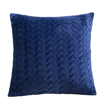 Flannel Solid Color Throw Pillow Sofa Cover – Nordic Simple Style Cushion Cover for Living Room