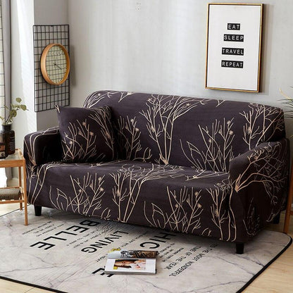 Printed Sofa Cushion & Sofa Cover – Decorative Slipcover for Living Room
