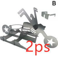 Beer Can Chicken Stand – Funny Motorcycle BBQ Roasting Rack for Grilling