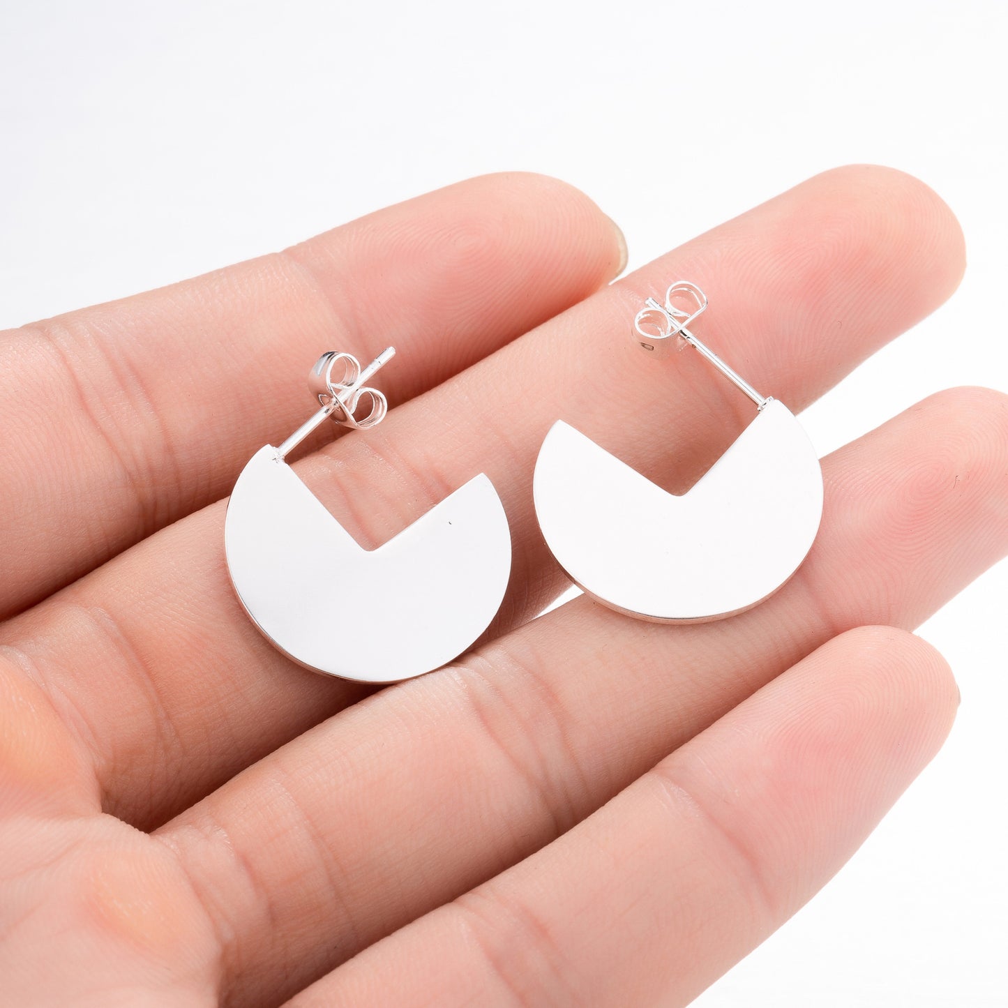 Mountain Landscape Ear Climber Earrings – Punk Geometric Alloy Jewelry for Women