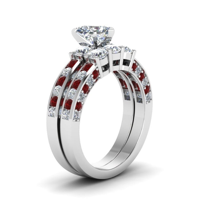 Couple Zircon Ring – Men & Women Matching Fashion Jewelry