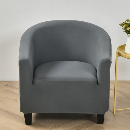 Elastic Round Spandex Non-Slip Single Sofa Cover – Universal Stretch Armchair Slipcover