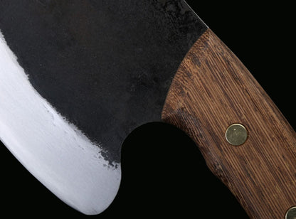 High Manganese Steel Hand-Forged Bone Chop Knife – Heavy-Duty Thickened Cleaver