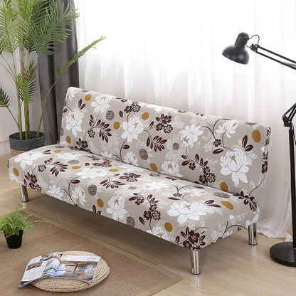 No-Armrest Folding Sofa Bed Cover – Universal Stretch Slipcover for Armless Sofa Beds