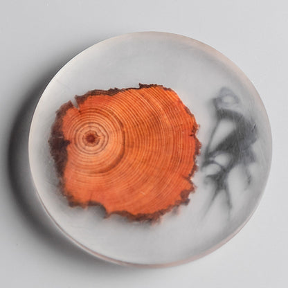 Resin Pine Coaster Set – Insulated Teacup & Mug Coaster