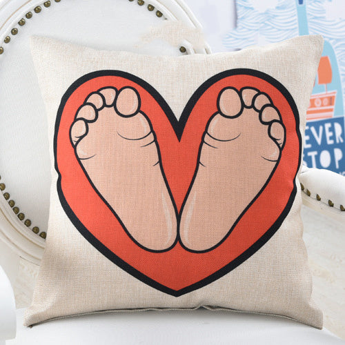 American Abstract Art Pillowcase – Modern Decorative Cushion Cover for Sofa & Living Room