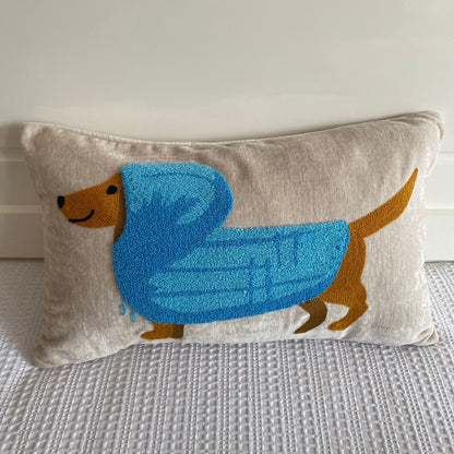 Embroidered Decorative Cushion Cover – Handcrafted Pillow Case for Sofa & Home Decor