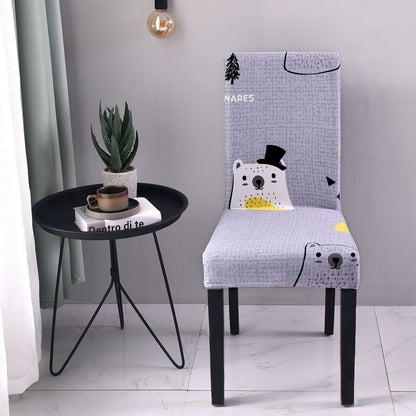 Office Half Chair Cover – Elastic Stretch Slipcover for Dining & Office Chairs