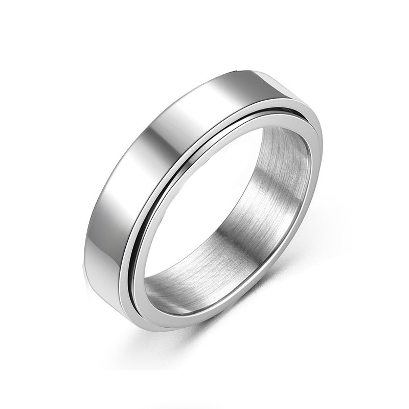 Titanium Steel Hip Hop Ring – Personality Simplicity Jewelry