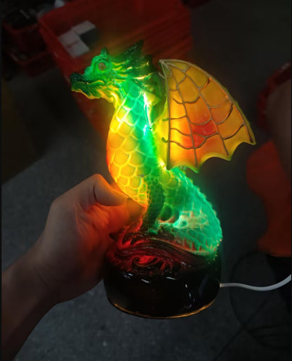3D Animal Night Light Desk Lamp – Colorful Decorative Table Lamp