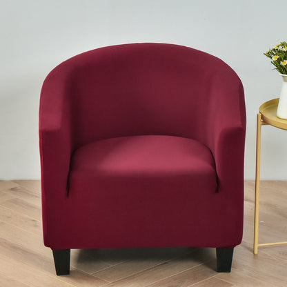 Elastic Round Spandex Non-Slip Single Sofa Cover – Universal Stretch Armchair Slipcover