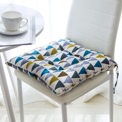 Cotton Linen Chair Cushion 40x40cm – Breathable Seat Pad for Tatami, Sofa, Floor & Yoga | 9 Designs