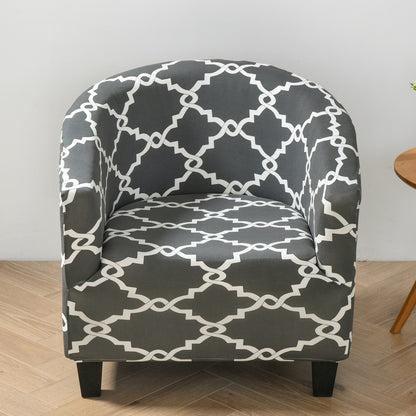 Elastic Round Spandex Non-Slip Single Sofa Cover – Universal Stretch Armchair Slipcover