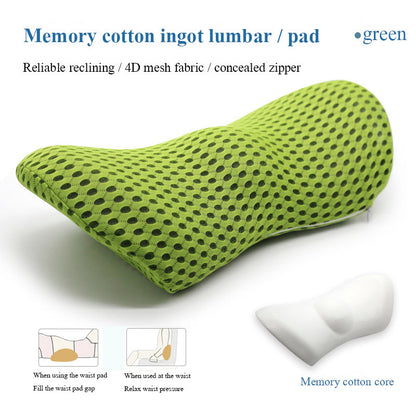 Lumbar Support Pillow for Side Sleepers – Relieves Hip, Coccyx & Sciatica Pain | Car & Office Seat Cushion