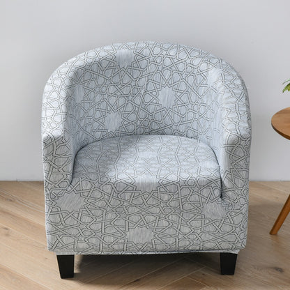 Elastic Round Spandex Non-Slip Single Sofa Cover – Universal Stretch Armchair Slipcover