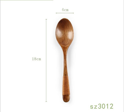 Natural Wood Cooking Spoon – Handcrafted Wooden Kitchen Utensil