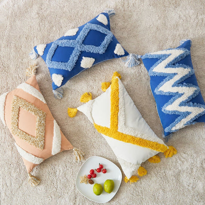 Cotton Canvas Pillow Cushion Cover – Durable Decorative Pillowcase for Sofa & Home