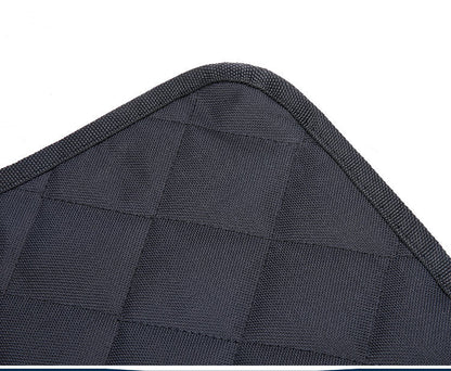 Dog Car Seat Cover – Mesh Hammock with Zipper, Safety Belt & Waterproof Protection
