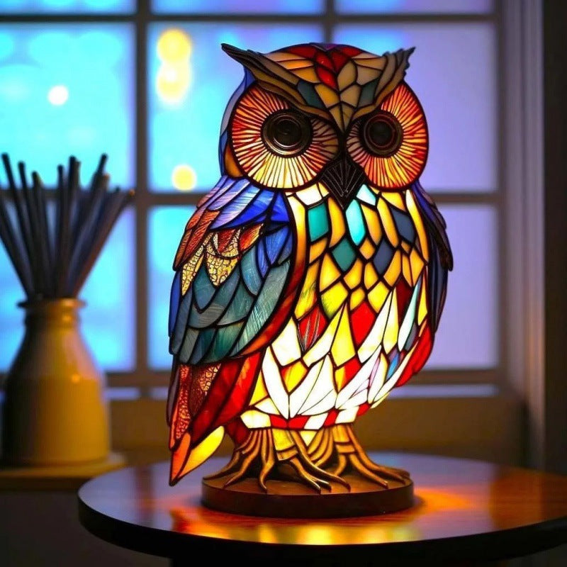 3D Animal Night Light Desk Lamp – Colorful Decorative Table Lamp