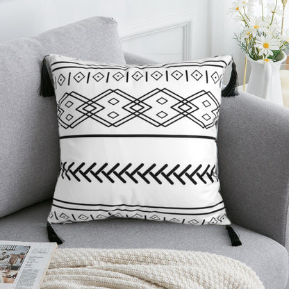 Bohemian National Style Throw Pillow – Decorative Cushion for Sofa, Bed & Living Room