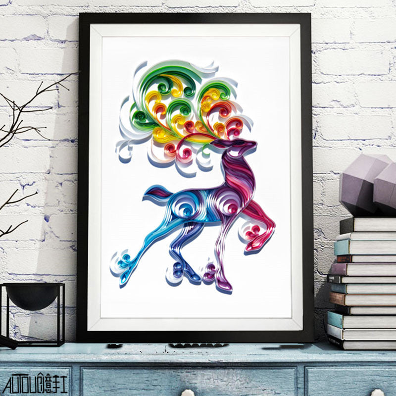 DIY Quilling Paper Art Kit – Home Decoration Craft Set