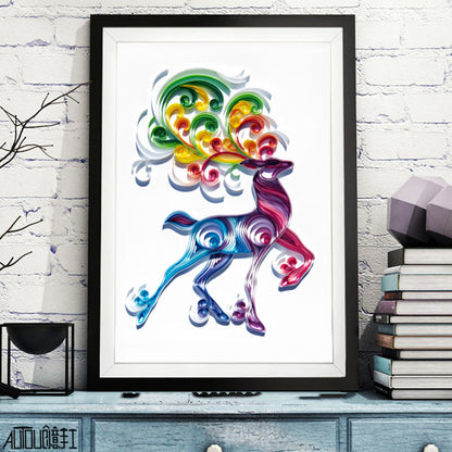 DIY Quilling Paper Art Kit – Home Decoration Craft Set