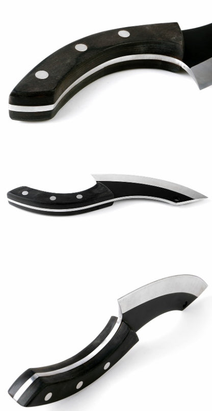 Hand-Forged Hammer Chef Knife – Professional Kitchen Cutting Knife