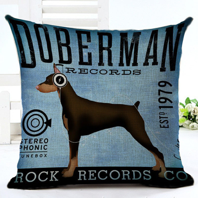 Cartoon Series Cotton Linen Pillowcase – Fun Decorative Cushion Cover for Kids & Home