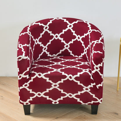 Elastic Round Spandex Non-Slip Single Sofa Cover – Universal Stretch Armchair Slipcover