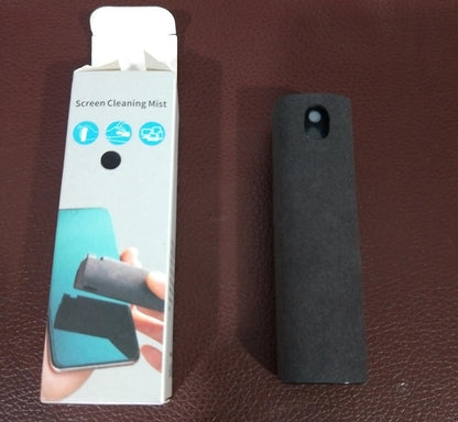 All-in-One Phone & Screen Cleaner Kit – Portable Spray & Microfiber Wipe